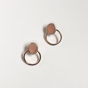 Baublebar Asha Druzy Hoop Earrings